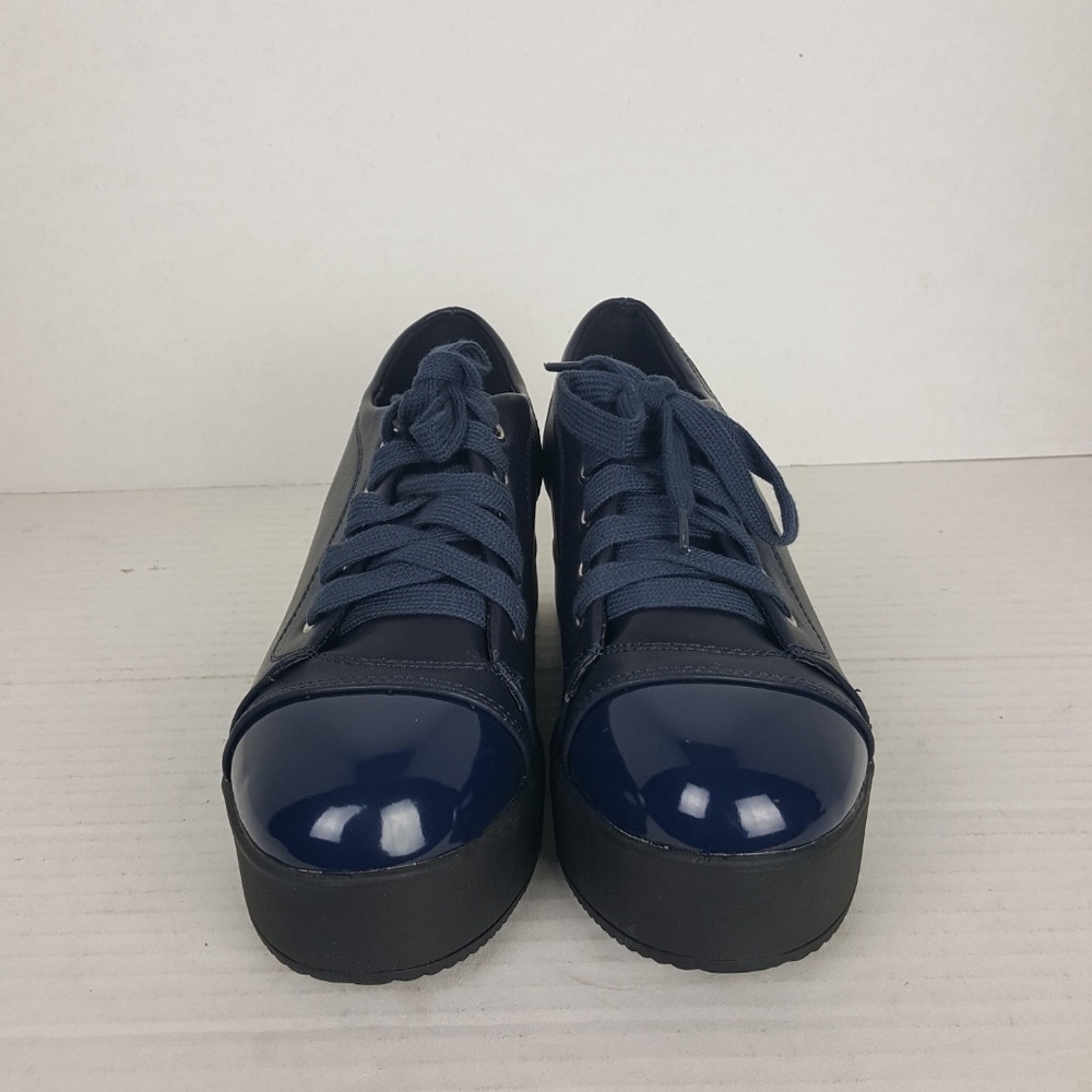 Navy blue Creepers shoes
